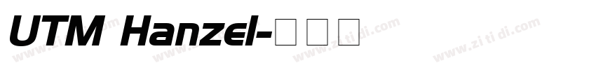 UTM Hanzel字体转换